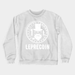 LEPRECOIN - Leprechaun St Patricks Crypto Coin Crewneck Sweatshirt